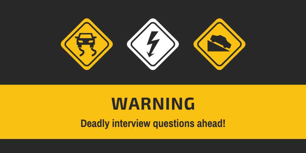 warning interview questions road signs